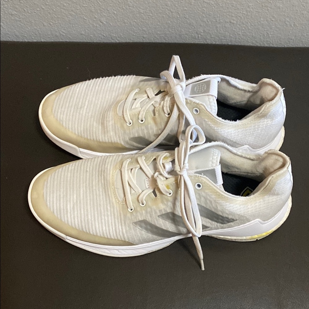 Adidas CrazyFlight Silver and White Shoes. Woman’s size 9. Used for volleyball. - Picture 5 of 6